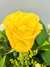 Hand Tied Flower Bouquet in Water -(Yellow Tones) - From