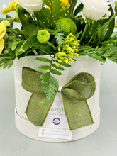 Hat Box Flower Arrangements -(Yellow Tones) -from