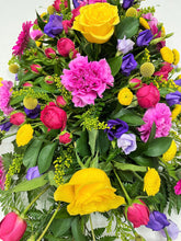 Vibrant Burst Double Ended Casket Spray-From