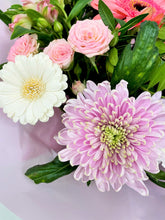 Aqua Hand Tied Flower Bouquet -(Pastel Colours) - From