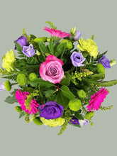 Hat Box Flower Arrangements -(Vibrant Colours) -from