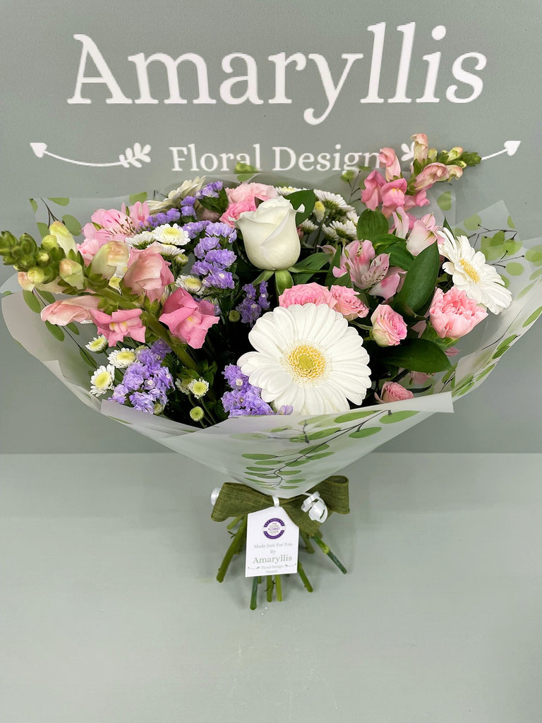 Individually Made  Hand Tied Bouquet in (Pastels) - From