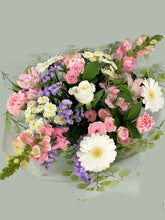 Hand Tied Flower Bouquet -(Pastel Colours) - From