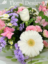 Hand Tied Flower Bouquet -(Pastel Colours) - From