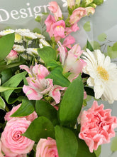 Hand Tied Flower Bouquet -(Pastel Colours) - From