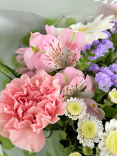 Hand Tied Flower Bouquet -(Pastel Colours) - From