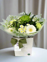 Aqua Hand Tied Bouquet- (Neutral Colours) - From