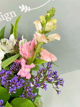 Flower Vase Arrangement -(Pastels Colours) -from