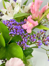 Flower Vase Arrangement -(Pastels Colours) -from