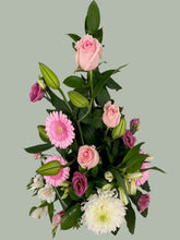 Elegance Flower Arrangement in a Ceramic Pot -(Pastel Colours) - From