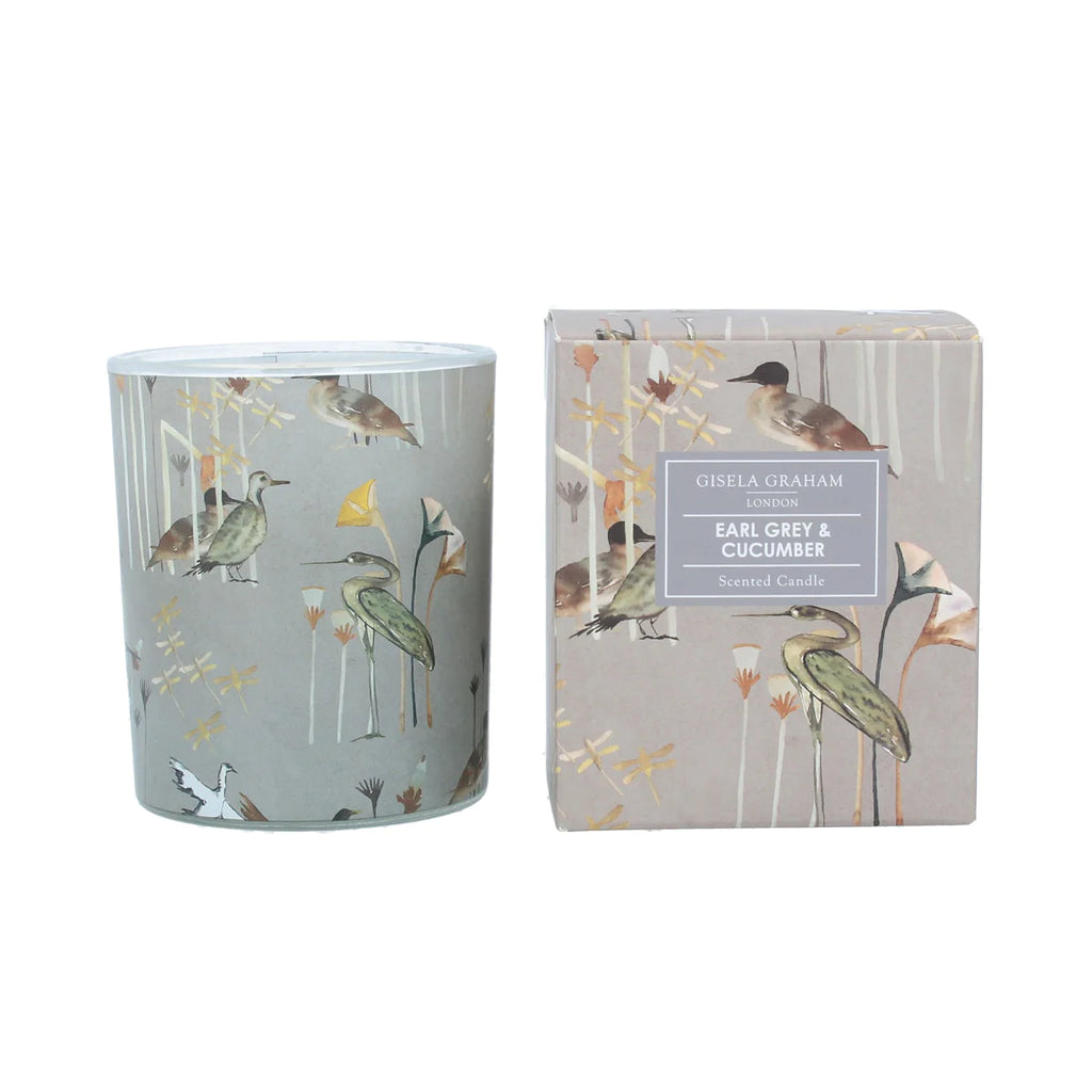 Gisela Graham London Boxed Scented Candle - Earl Grey & Cucumber
