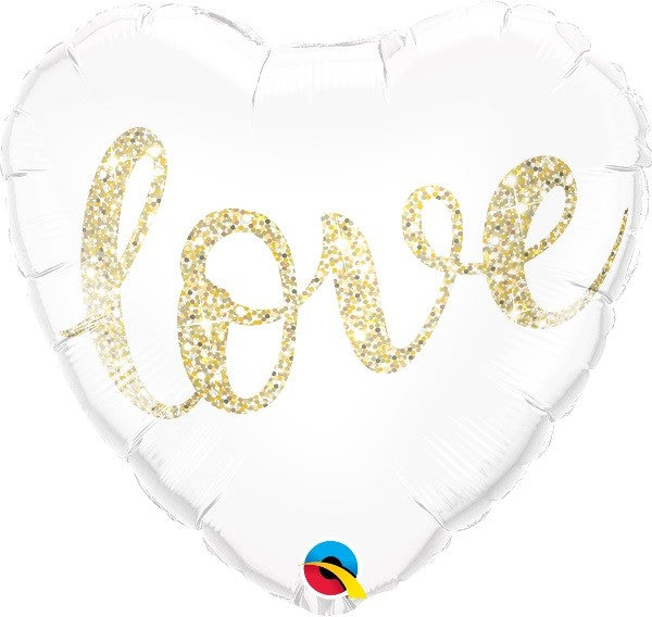 Love Glitter Balloon