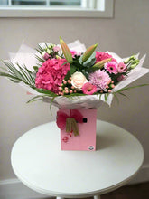 Shades of Pink Aqua Hand tied