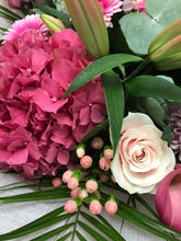 Shades of Pink Aqua Hand tied