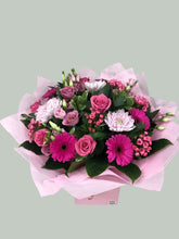 Vibrant Cerise & Pinks Hand tied