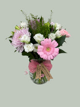 Pretty Pastel Glass Vase Arrangement