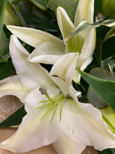 White Lily Hand tied Bouquet