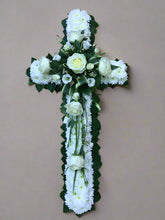 Classic Style Cross (Choice of Flower Cluster Colours)-From