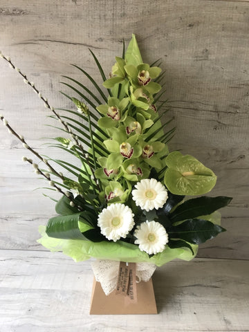 Modern Orchid Flower Arrangement