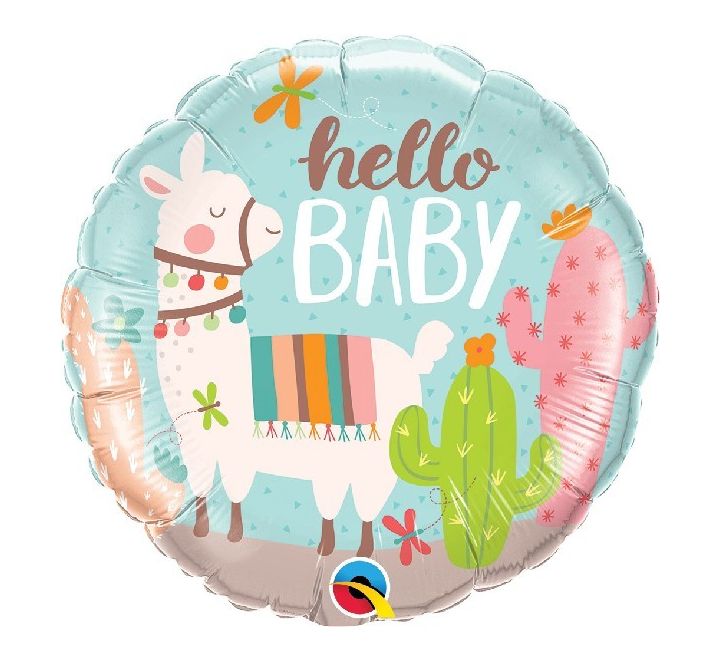 Hello Baby 18in Foil Balloon