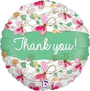 Floral Thank You Balloon