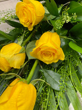 Large Head Roses (Yellow) Hand tied