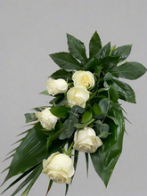 Large Head Roses (White) Hand tied