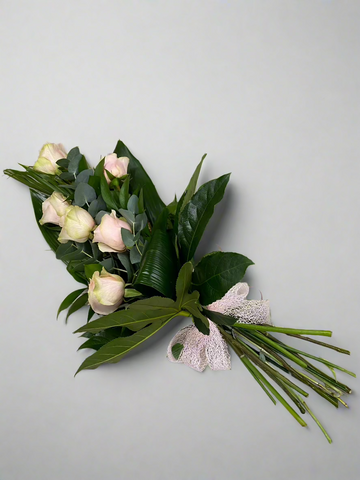 Large Head Roses (Pink) Hand tied